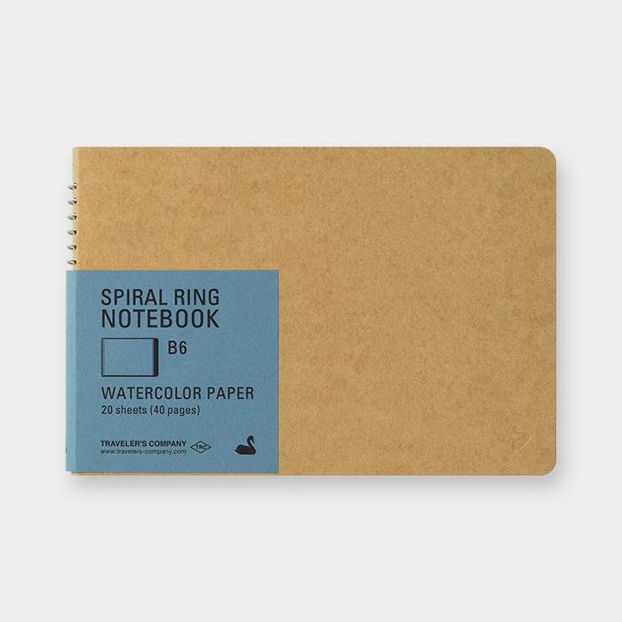 Spiral Ring Notebook B6 Watercolor Paper