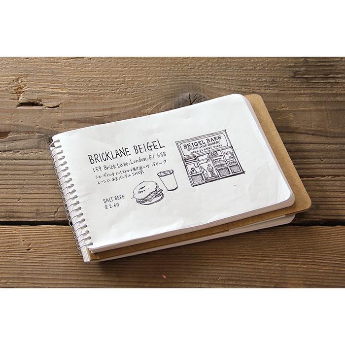 Spiral Ring Notebook B6 MD White