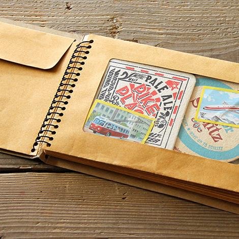 Spiral Ring Notebook B6 Window Envelope