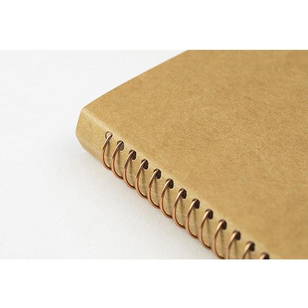 Spiral Ring Notebook B6 DW Kraft