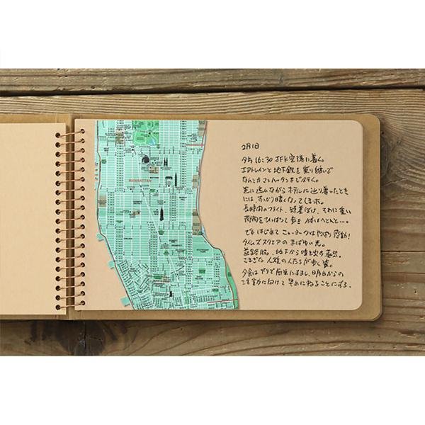 Spiral Ring Notebook B6 DW Kraft