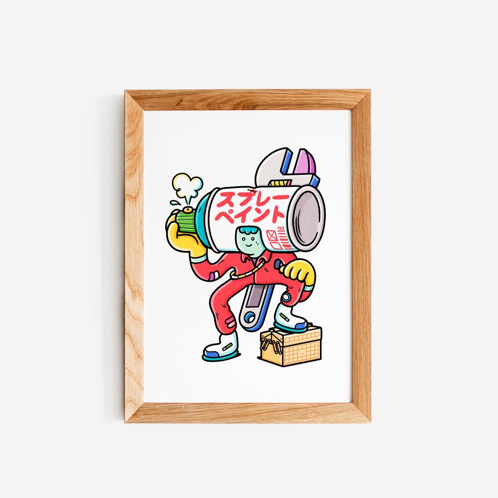 TOSpray Giclée Print