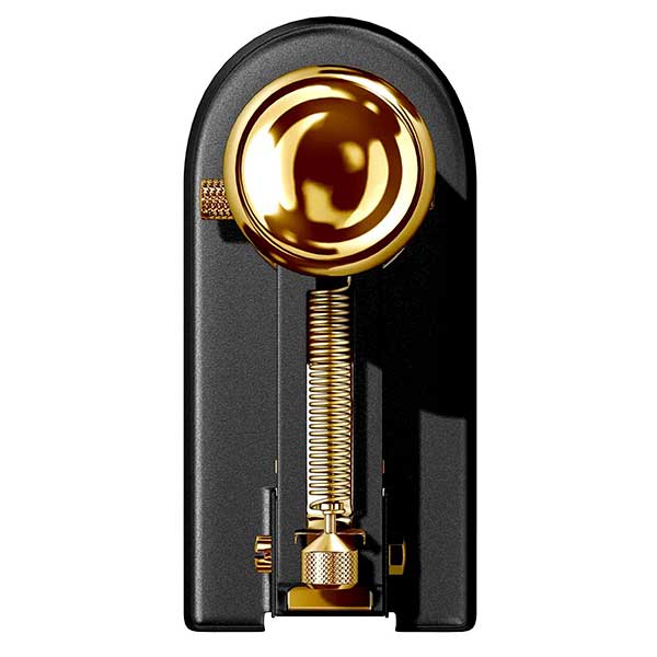 Agrafeuse en or 23 carats et noire (M-1 LN)