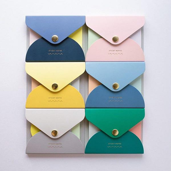 Color Sticky Notes (2 colors) - Pink Cover
