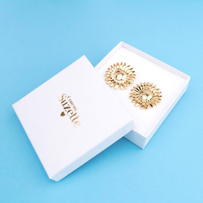 Pendientes Girasol