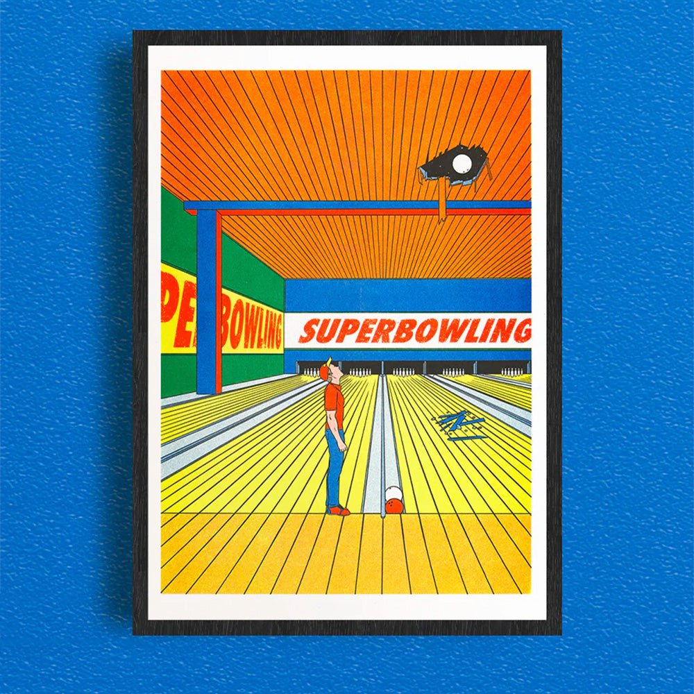 Super Bowling Risographie A3