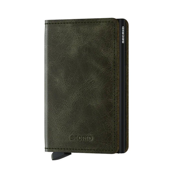 Slimwallet Vintage Olive - Black
