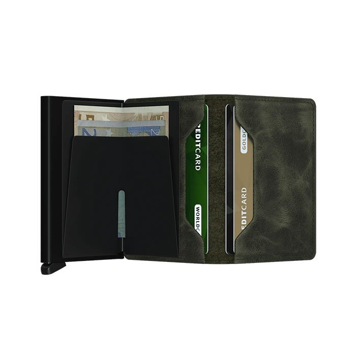 Slimwallet Vintage Olive - Black