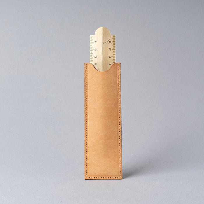 Estuche Regla Stria de Cuero