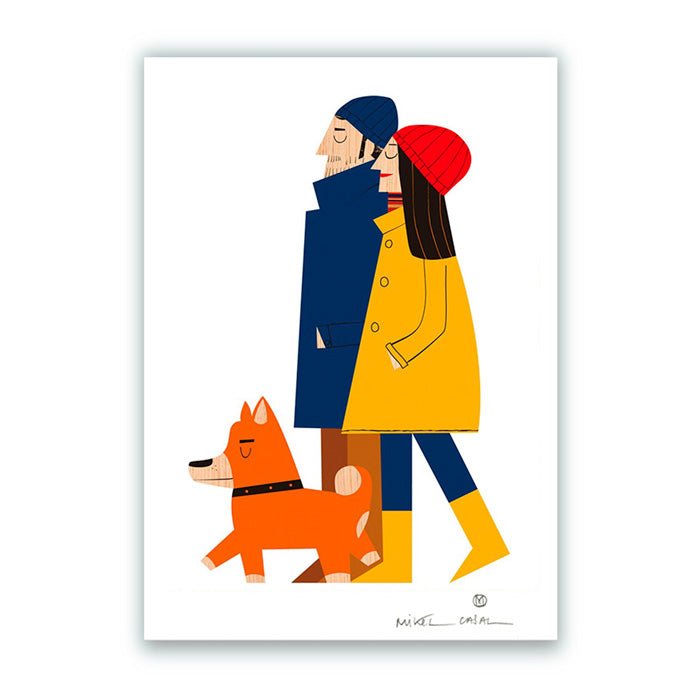 Promenons-nous, impression giclée A4