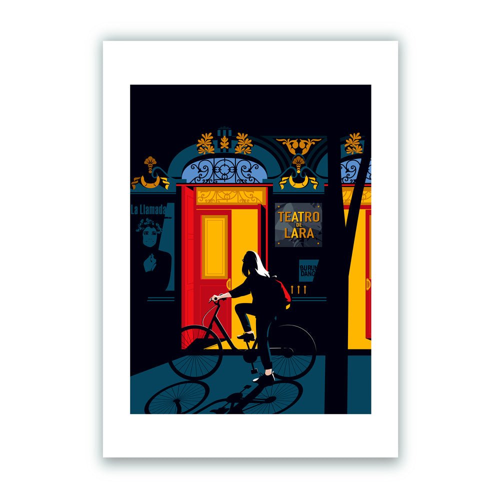 Teatro Lara Impresión Giclée