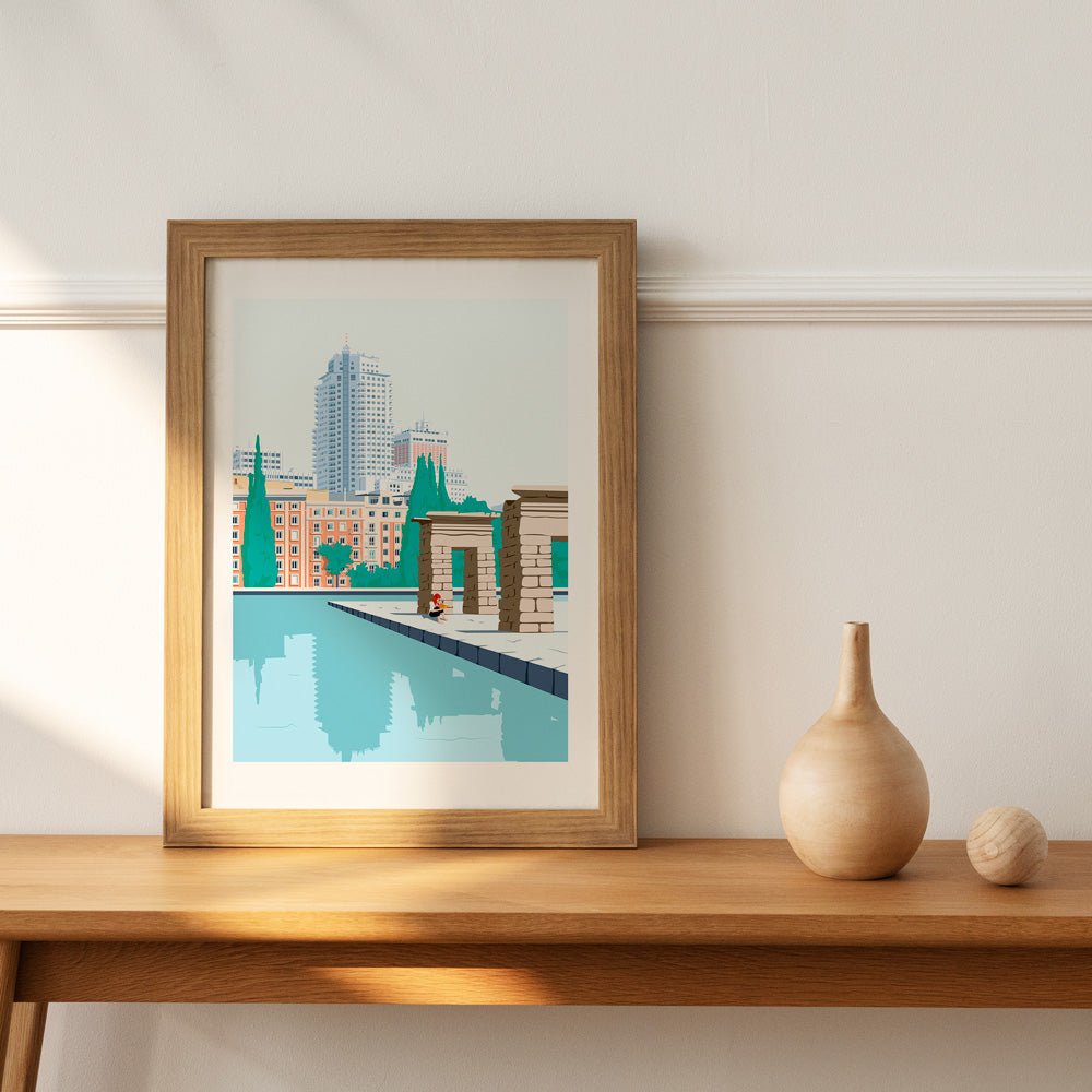 Templo de Debod Impresión Giclée