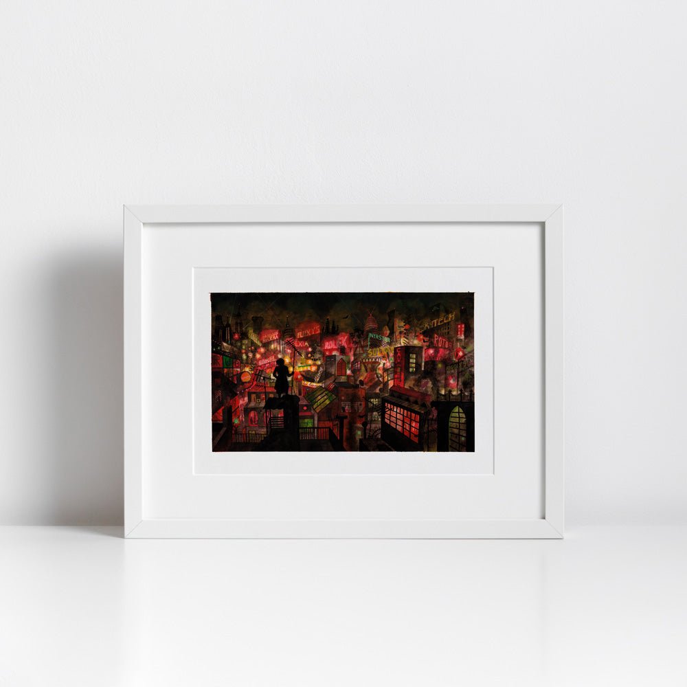 The City is my Ocean Impresión Giclée