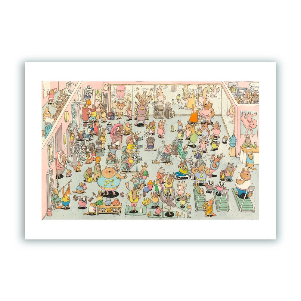 The Gym Impresión Giclée