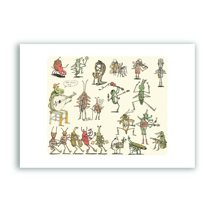 The Music Bug Impresión Giclée