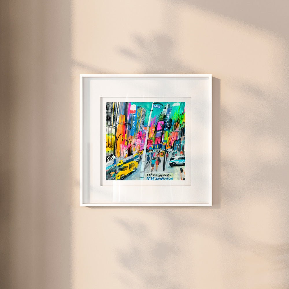 Times Square Impression Giclée 22x22