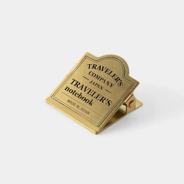 TRAVELER'S notebook Recharge 030 Clip Laiton Logo TRC
