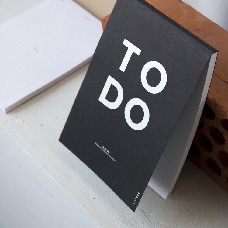 Bloc-notes noir à faire