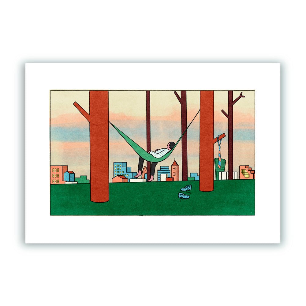 Tomarse un Break Impresión Giclée