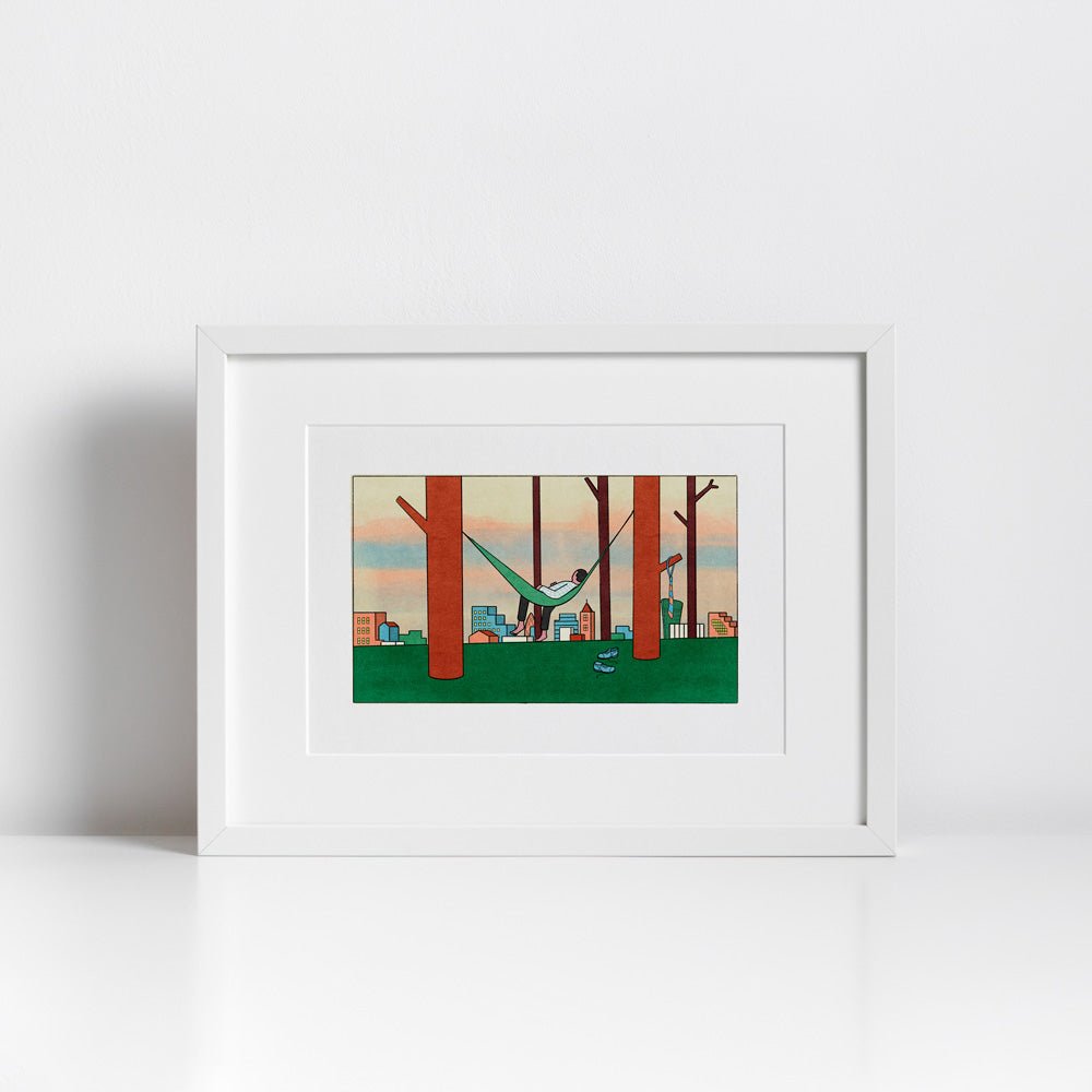 Tomarse un Break Impresión Giclée
