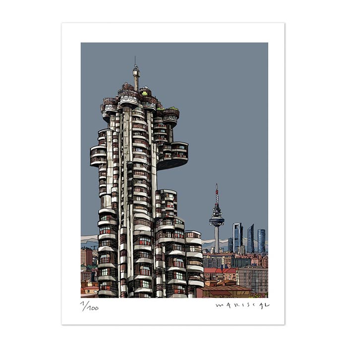 Torres Blancas Impresión Fine Art
