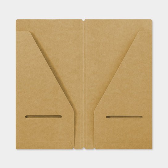 TRAVELER'S notebook Recambio 020 Carpeta Kraft - Tamaño Regular