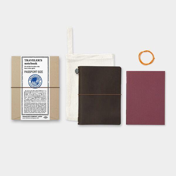 TRAVELER'S notebook - Taille Passeport Marron
