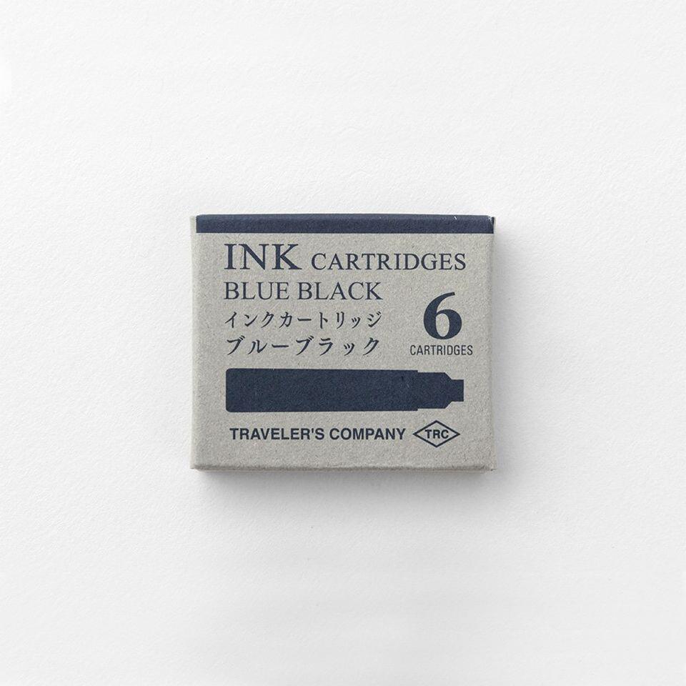 Cartouches de stylo - Bleu/Noir (lot de 6)