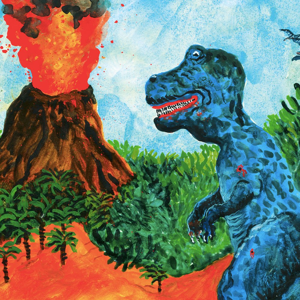 Impression Giclée DinoWestern TRex