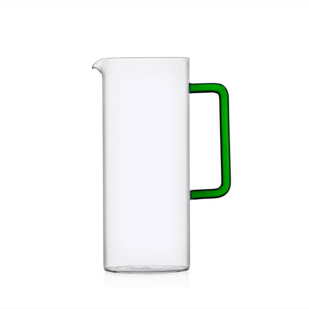 Jarra Tubo con Asa Verde