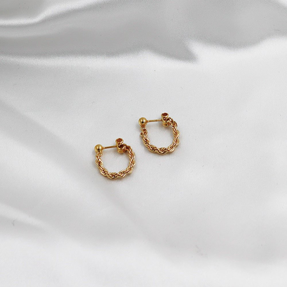 Pendientes Twister Oro