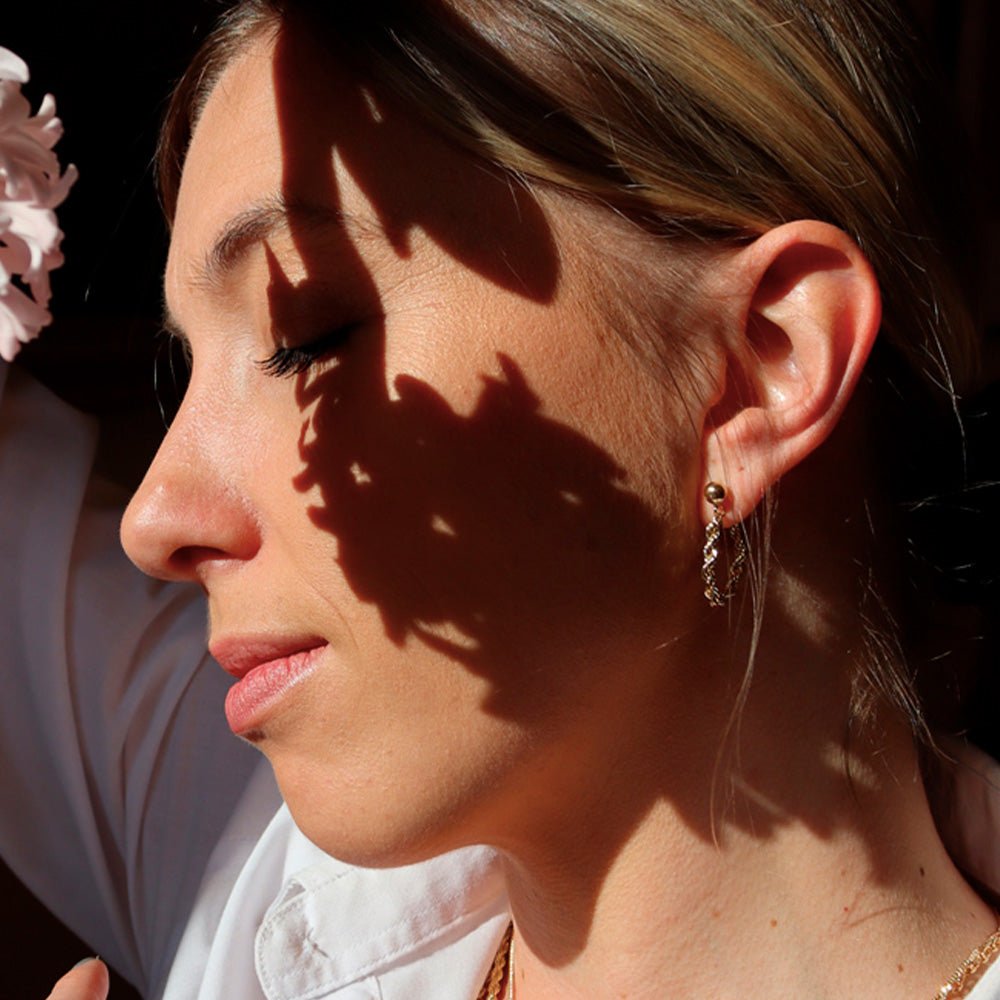 Pendientes Twister Oro