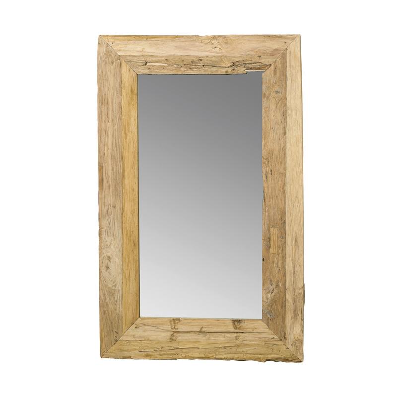 Miroir en bois de teck 160 x 100 x 3 cm