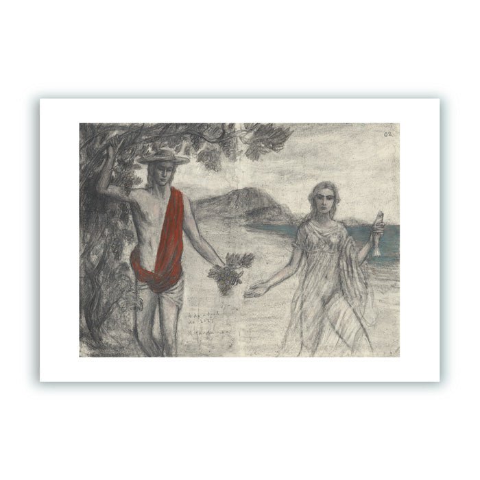 Raisins et poisson A4 Giclée Print