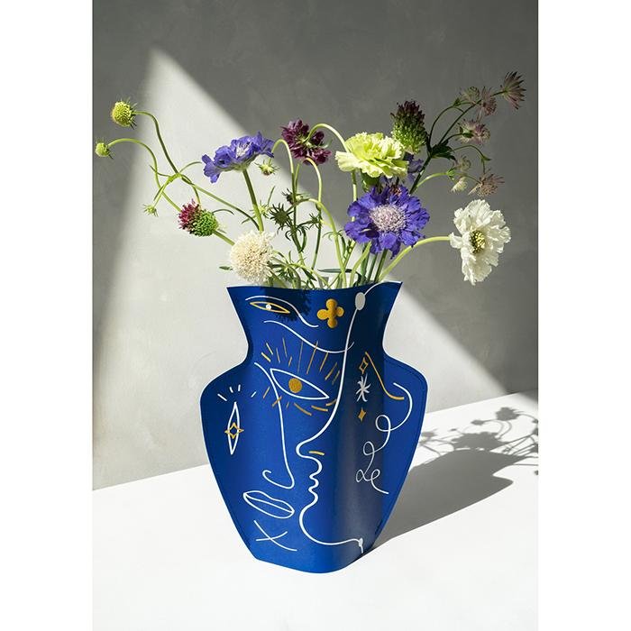 Vase en papier Jaime Hayon - Bleu