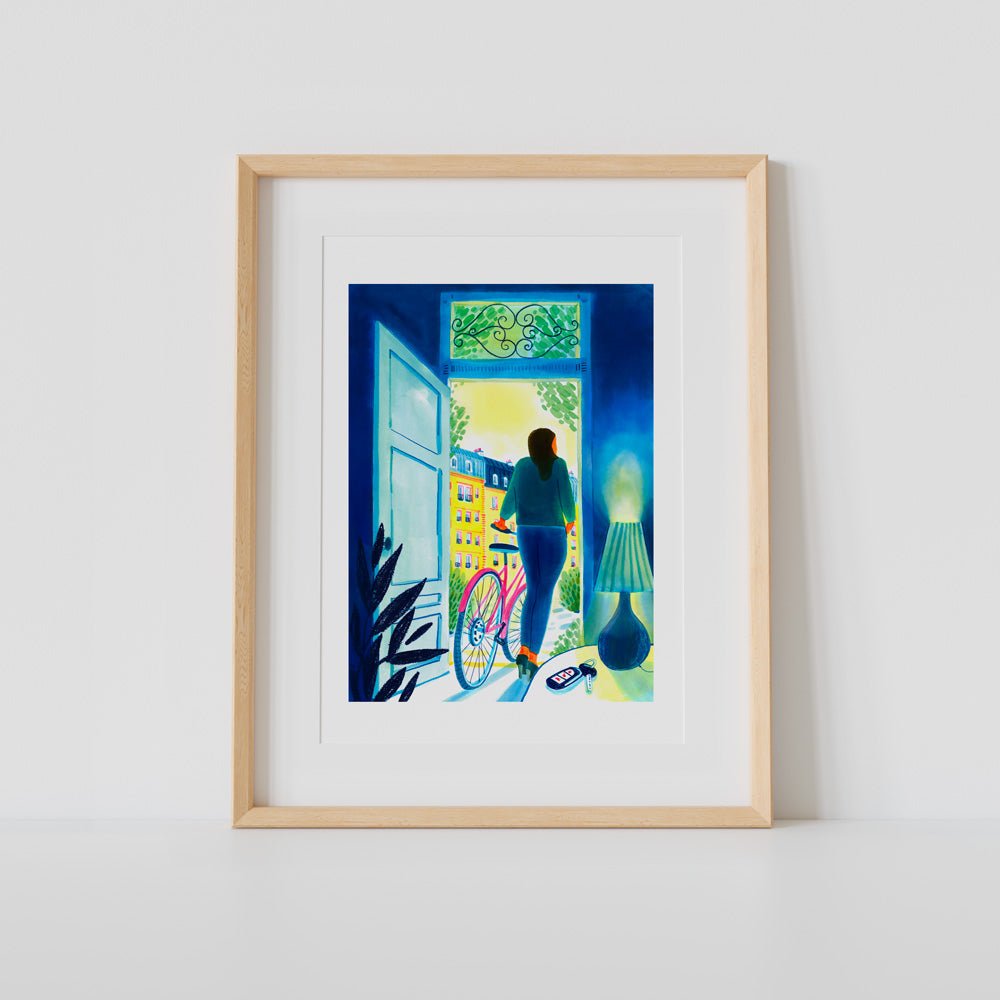 Vélo de Ville Impresión Giclée