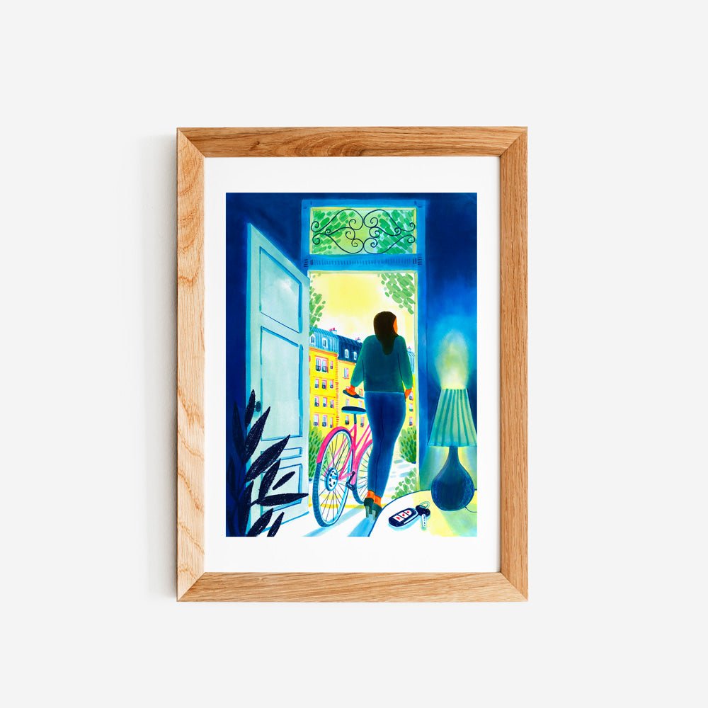Vélo de Ville Impresión Giclée