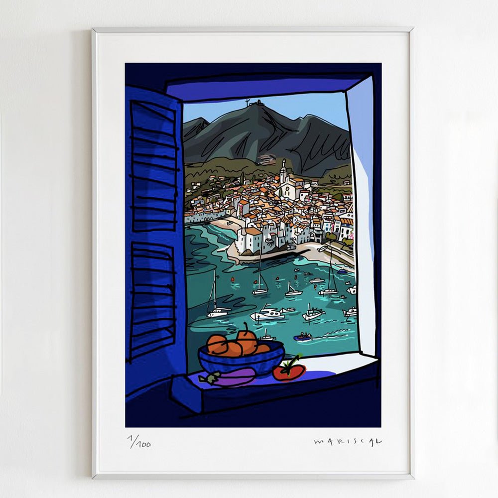 Ventana de Cadaqués Impresión Fine Art