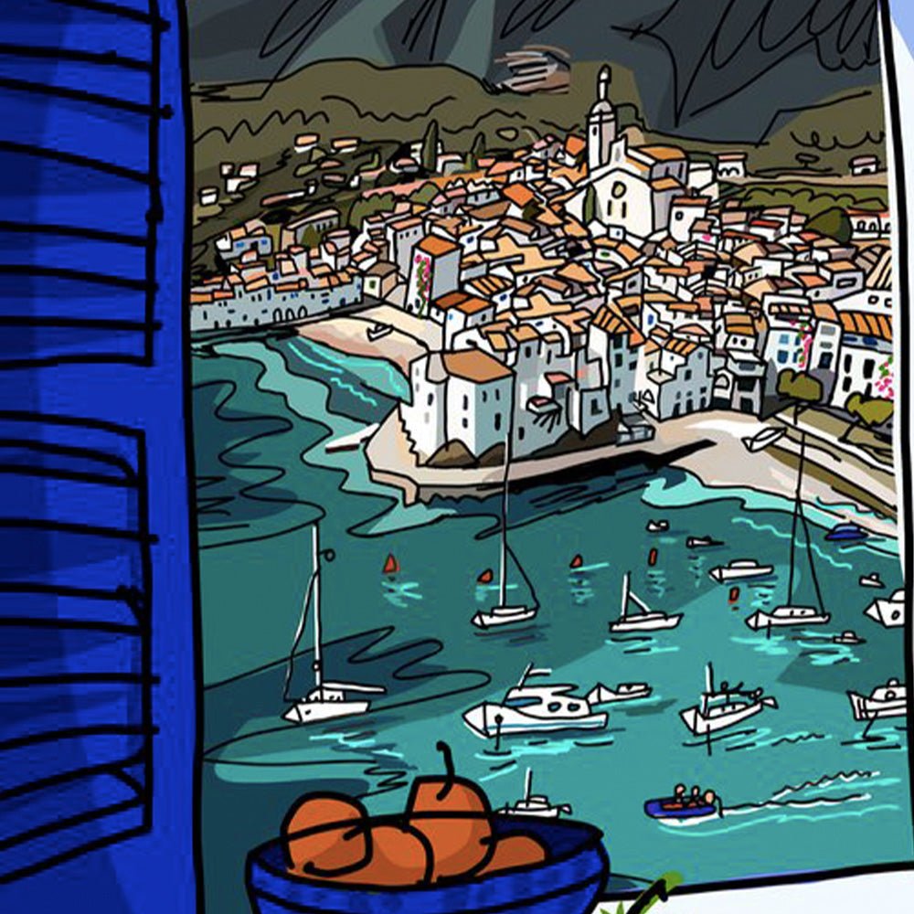 Ventana de Cadaqués Impresión Fine Art