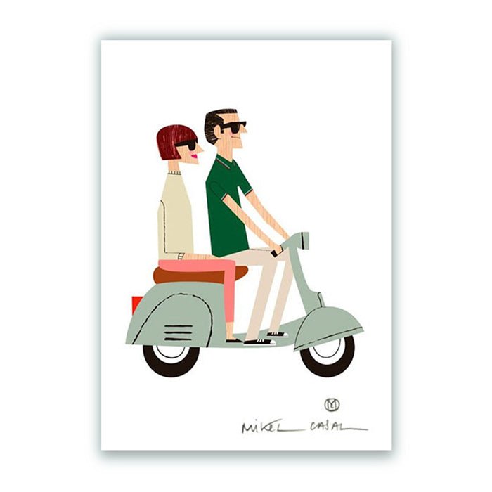 Impression Giclée Vespa