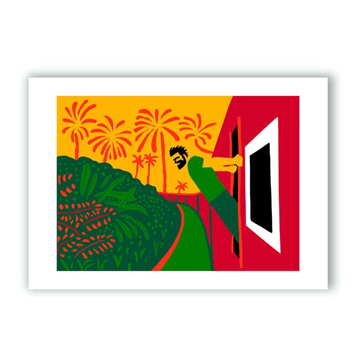 Viaje en Tren Impresión Giclée