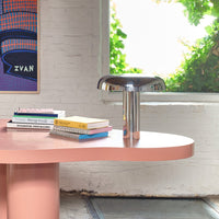 Mushroom Table Lamp - Chrome