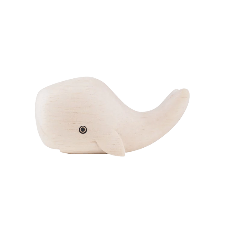 Pole Pole Wooden Animal White Whale
