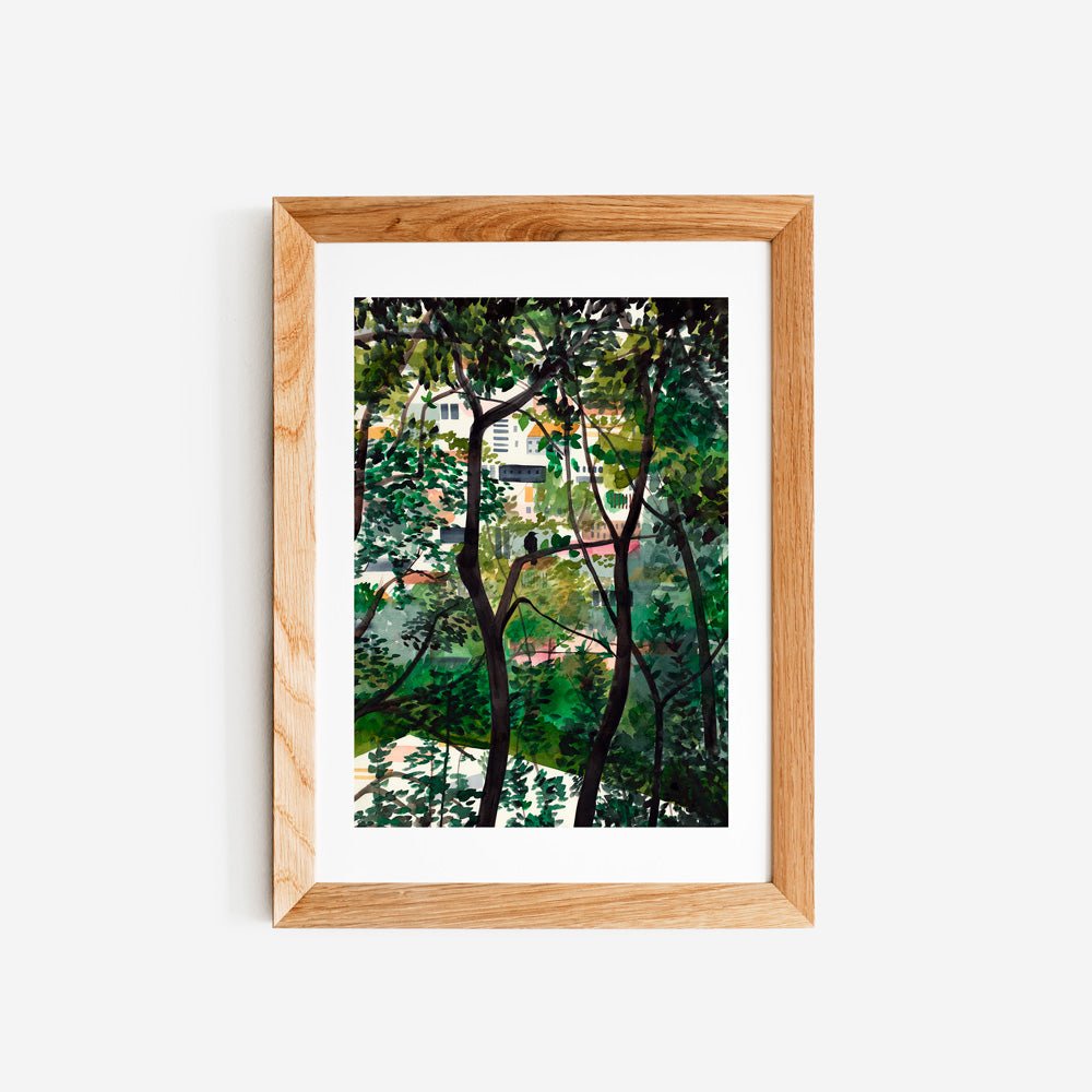 Woods Giclée Print A5