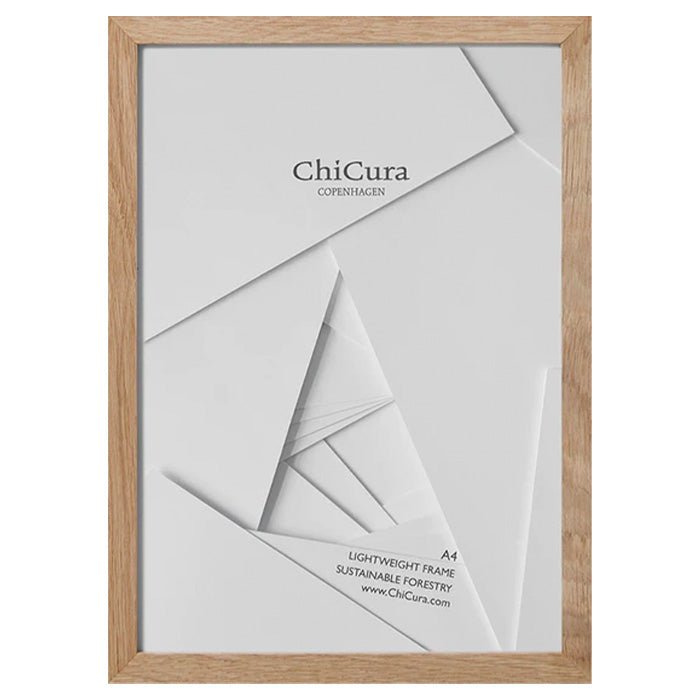 Wooden Frame A4 Glass Oak