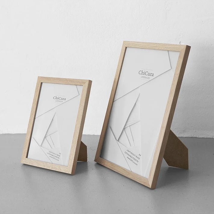 Wooden Frame A4 Glass Oak