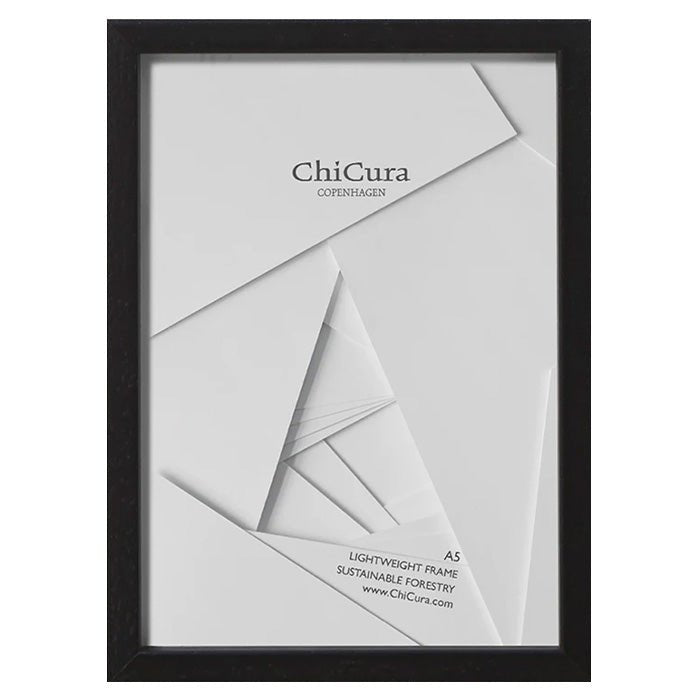 Wooden Frame A5 Glass Black