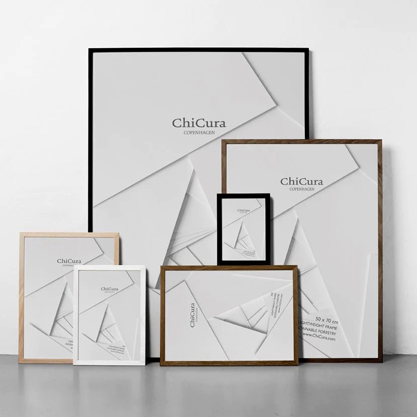 Wooden Frame 50x70 Glass Black