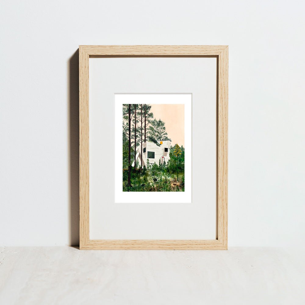 Yellow Door Giclée Print A5