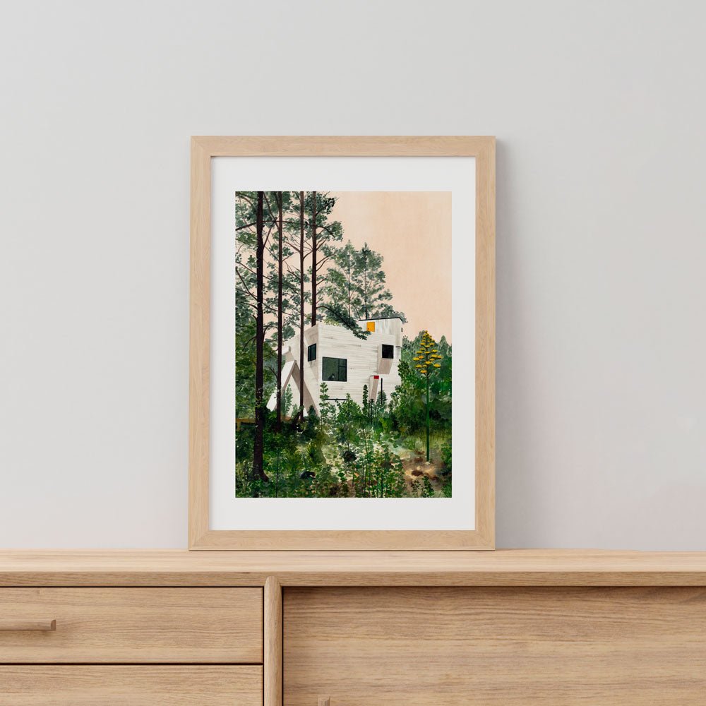 Yellow Door Giclée Print A5